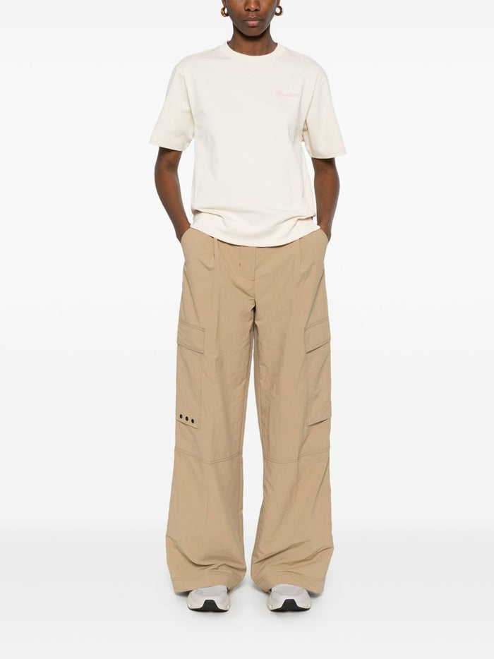 MONCLER GRENOBLE T-shirts and Polos White Cotton
