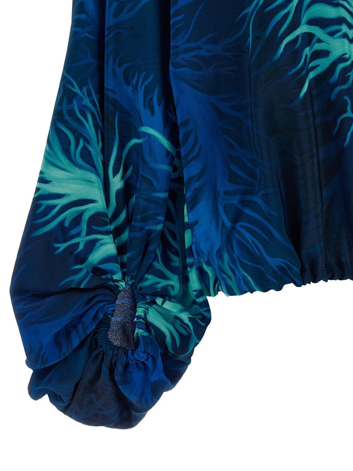 F.R.S . Shirts Blue Silk