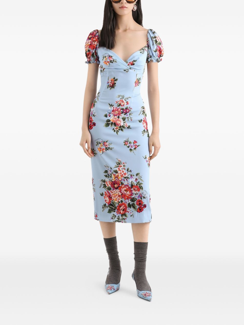 Dolce & Gabbana Dresses Azzurro Silk