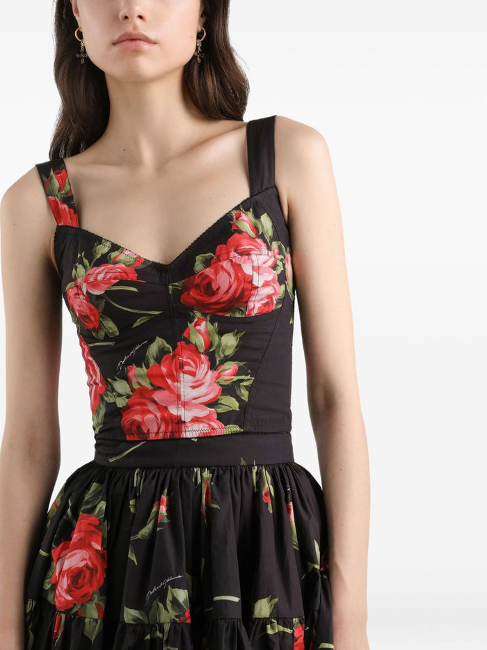 Dolce & Gabbana Top Black Cotton