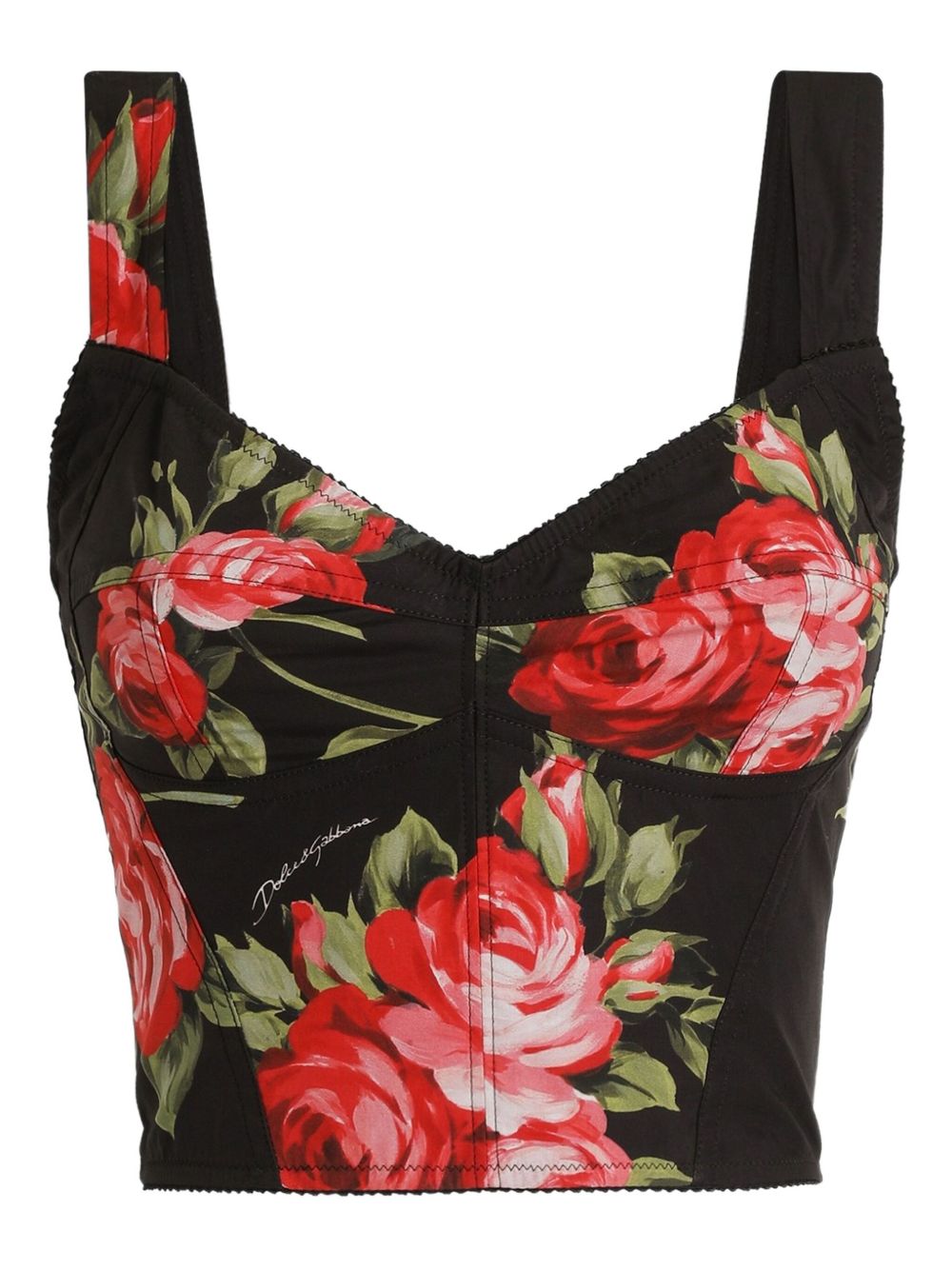 Dolce & Gabbana Top Black Cotton