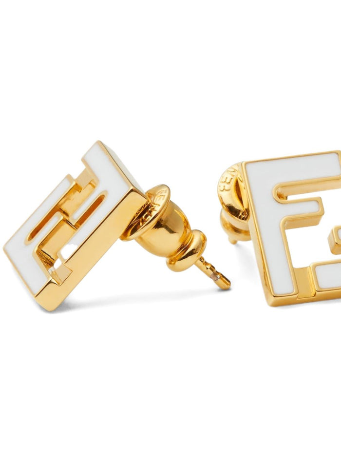 Fendi Bijoux White Gold Plated Metal