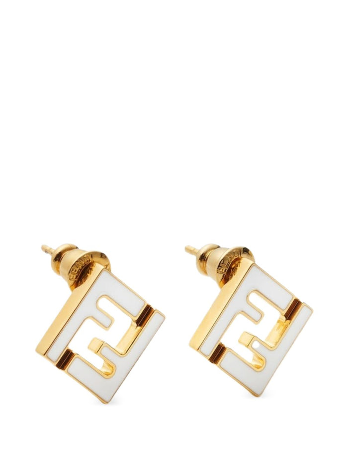 Fendi Bijoux White Gold Plated Metal