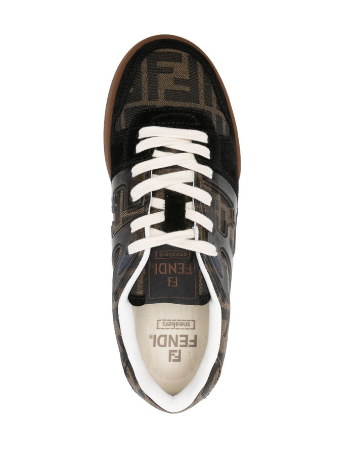 Fendi Sneakers Brown Calf Leather