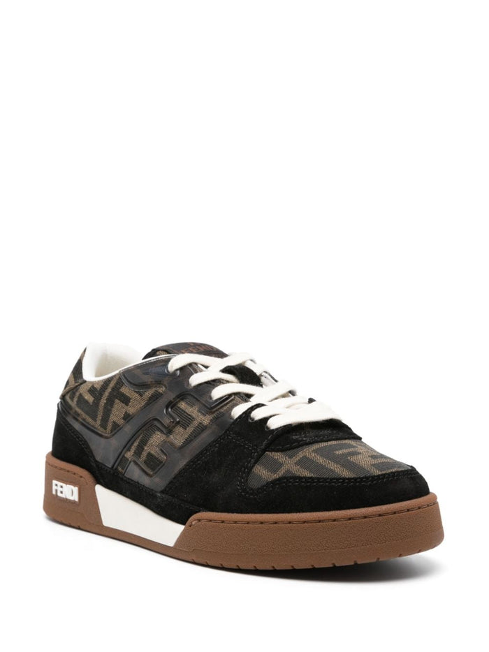Fendi Sneakers Brown Calf Leather