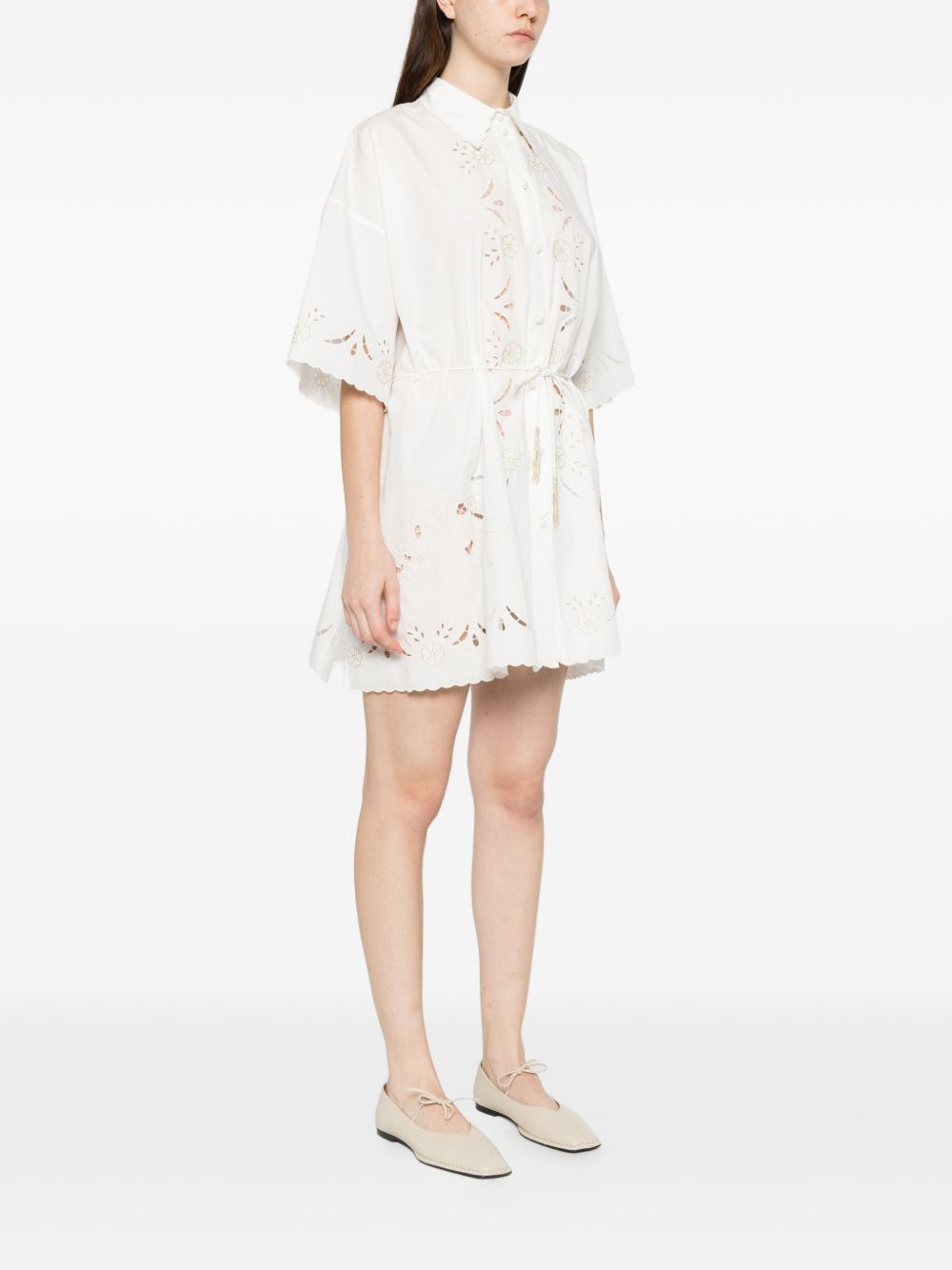 Forte Dresses White Cotton
