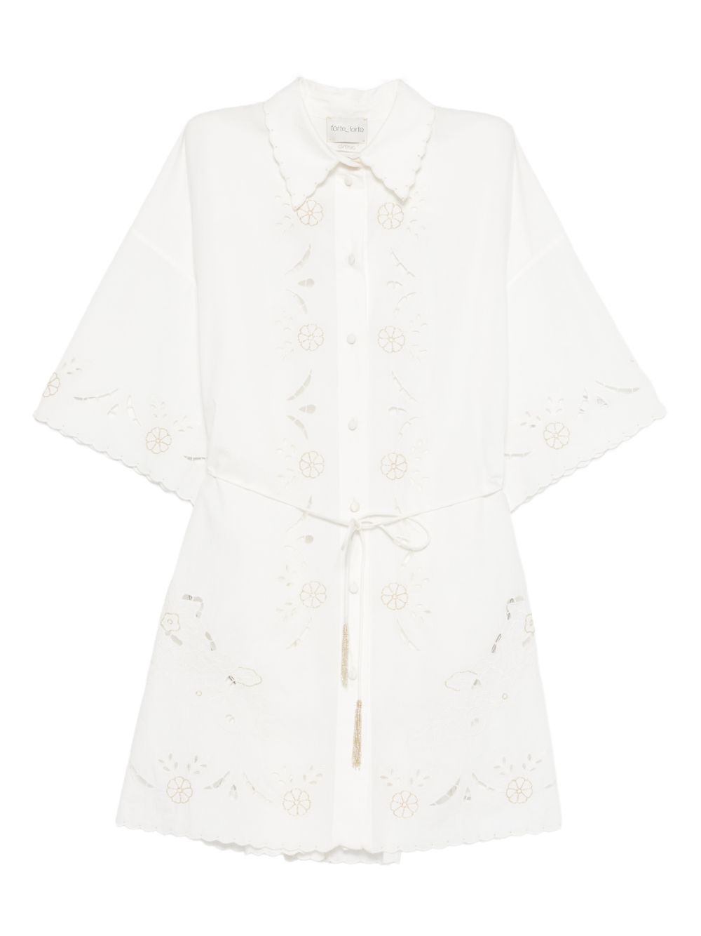 Forte Dresses White Cotton