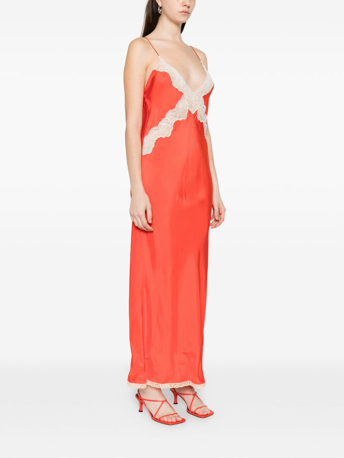 Forte Dresses Red Fabric