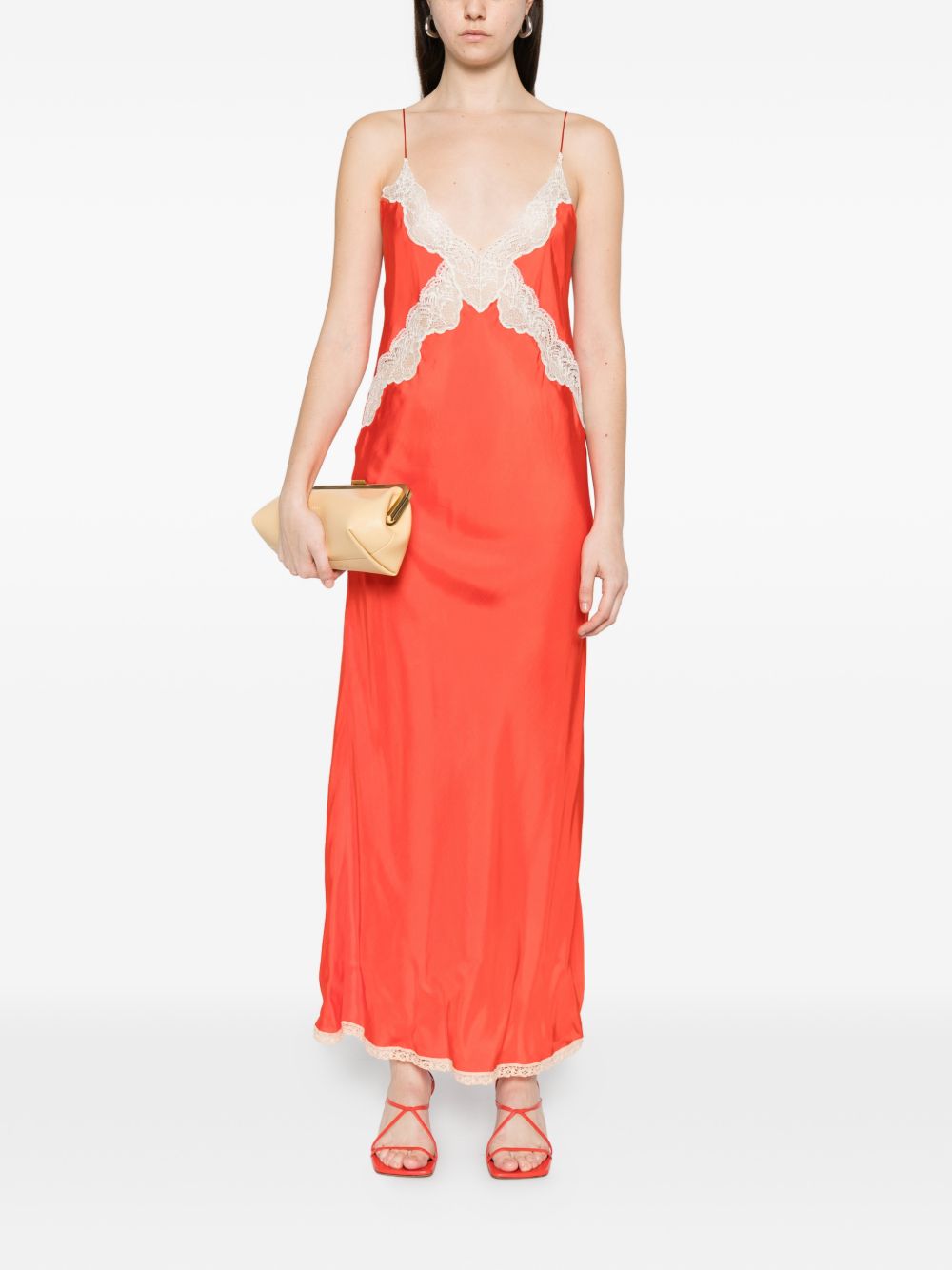 Forte Dresses Red Fabric