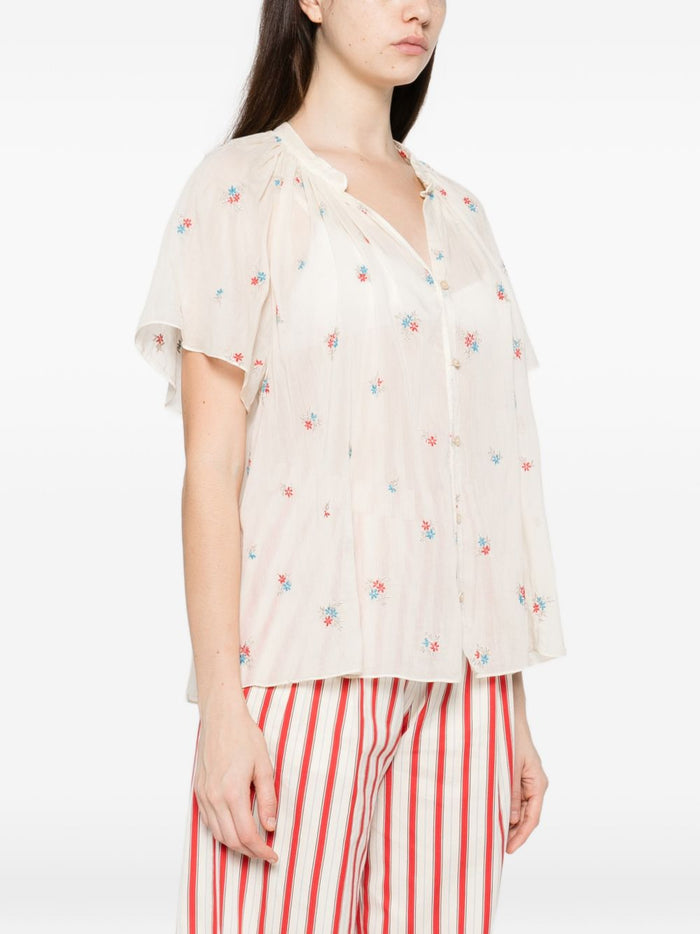 Forte Shirts Beige Cotton Silk