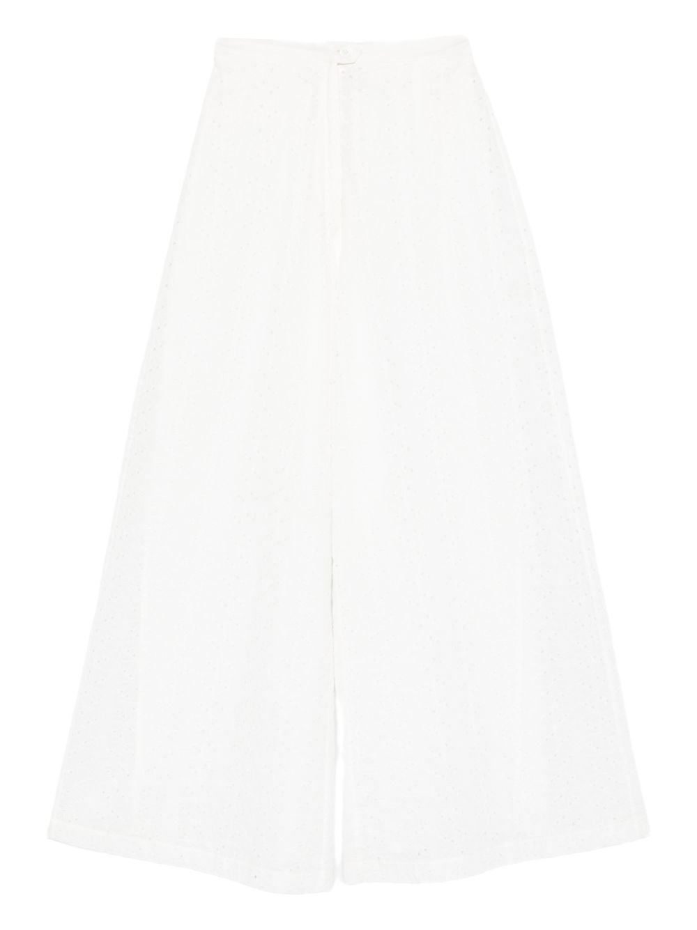 Forte Trousers White Cotton