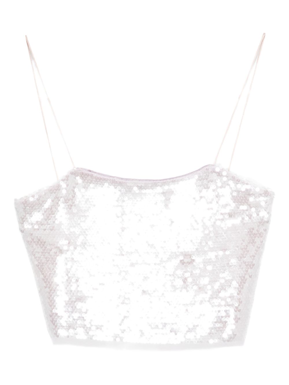 Forte Top Silver Polyester Elastane
