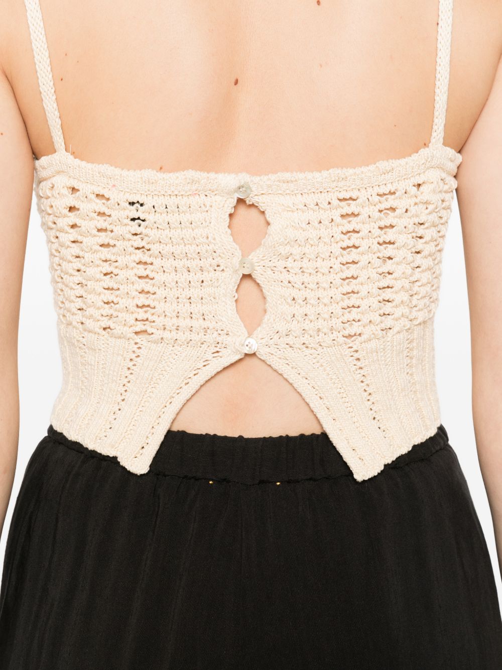 Forte Top Beige 98 % Cotton Elastane