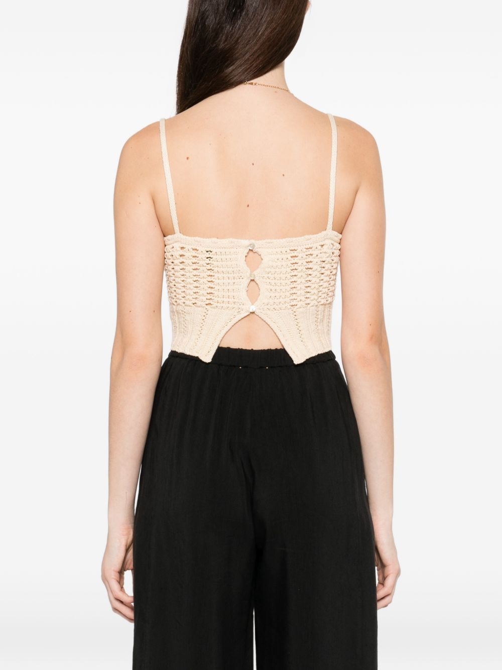 Forte Top Beige 98 % Cotton Elastane