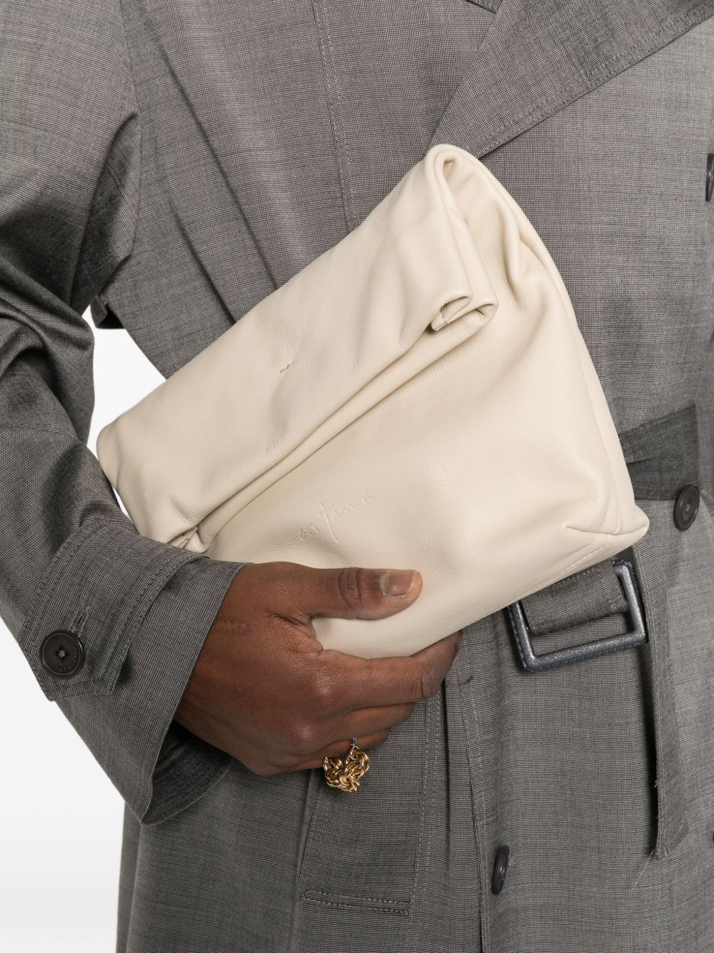Cortana Bags Beige Calf Leather