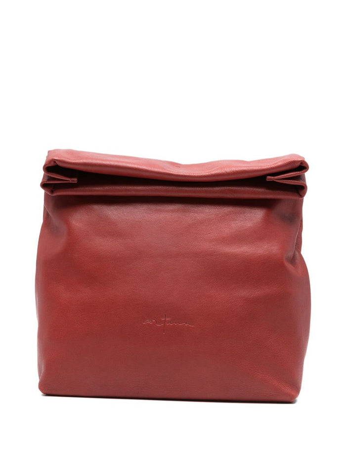 Cortana Bags Red Calf Leather