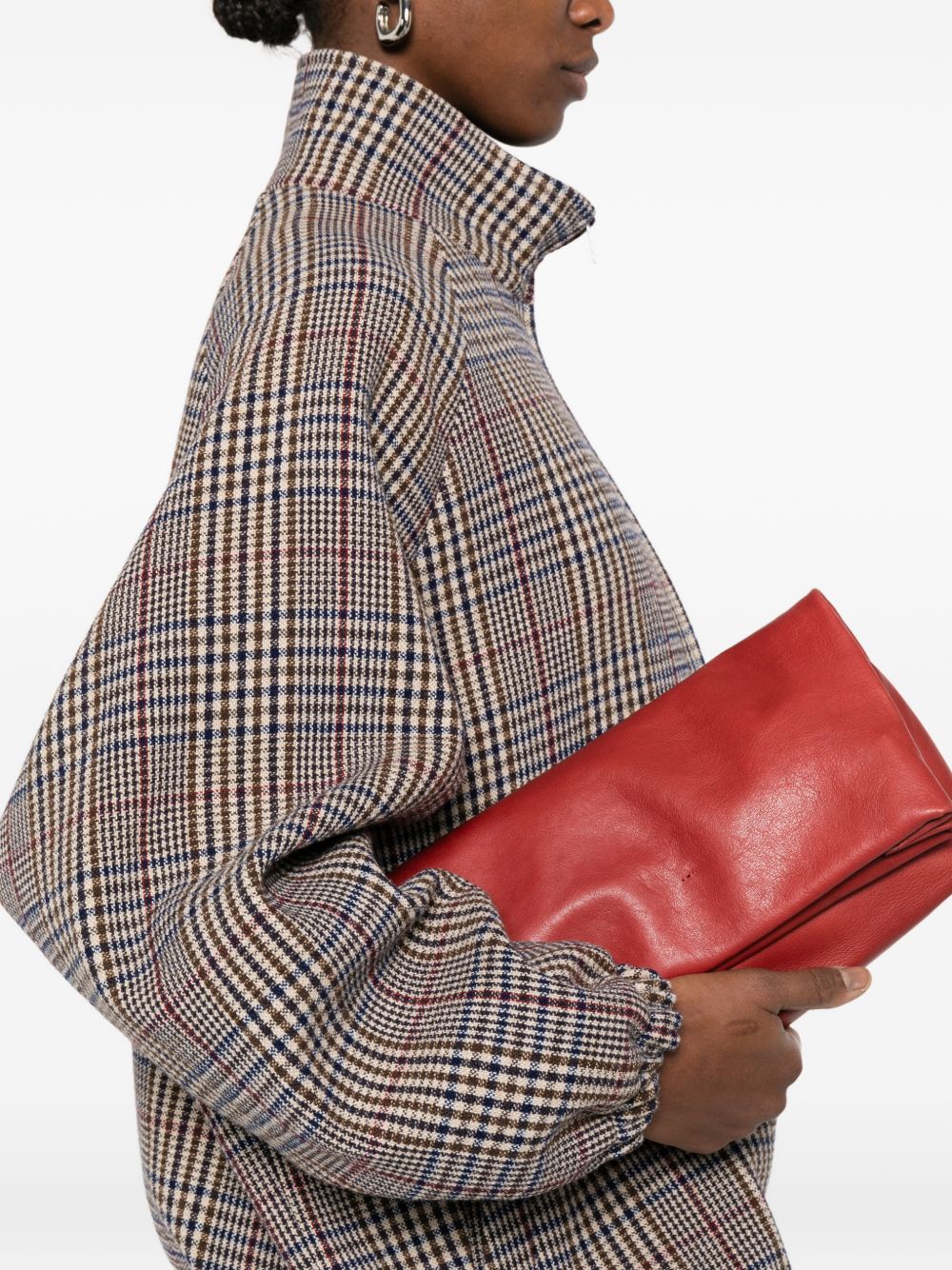 Cortana Bags Red Calf Leather