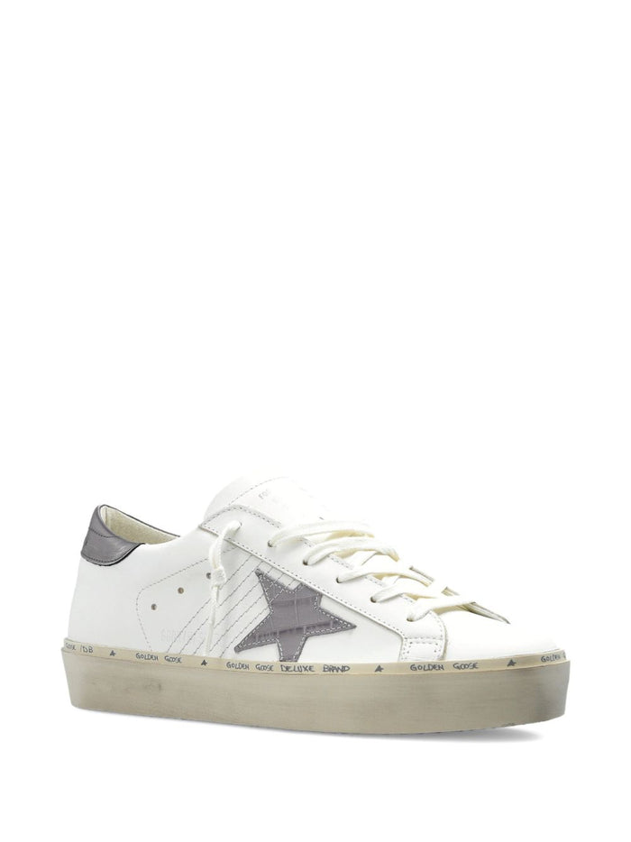 Golden Goose Sneakers White Fabric Rubber