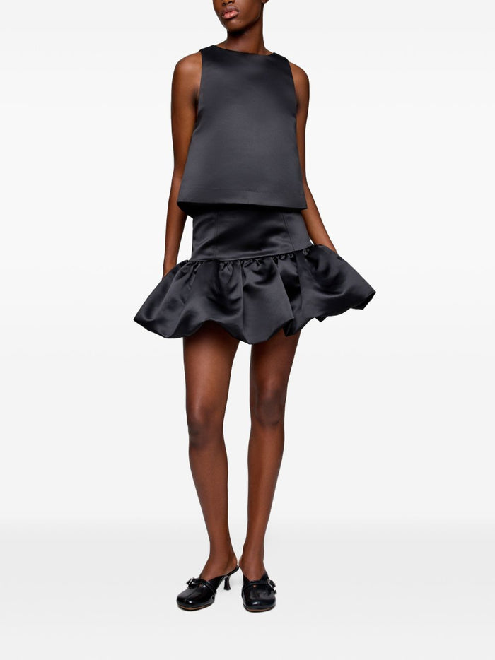 Ganni Skirts Black Recycled Polyester