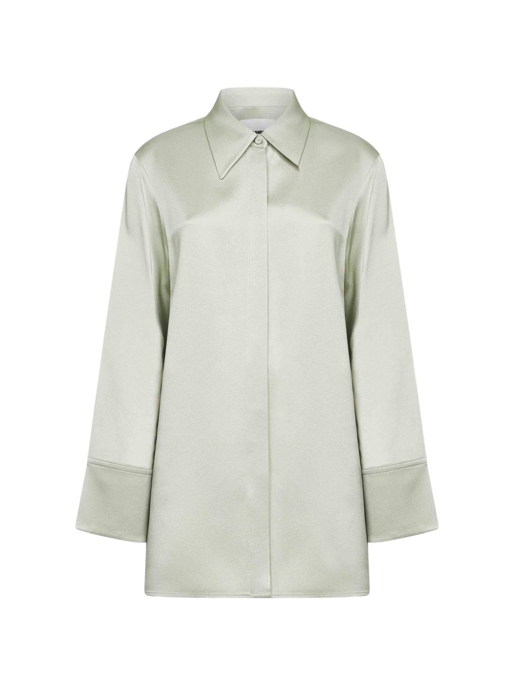 Jil Sander Shirts Verde Chiaro Acetate Viscose