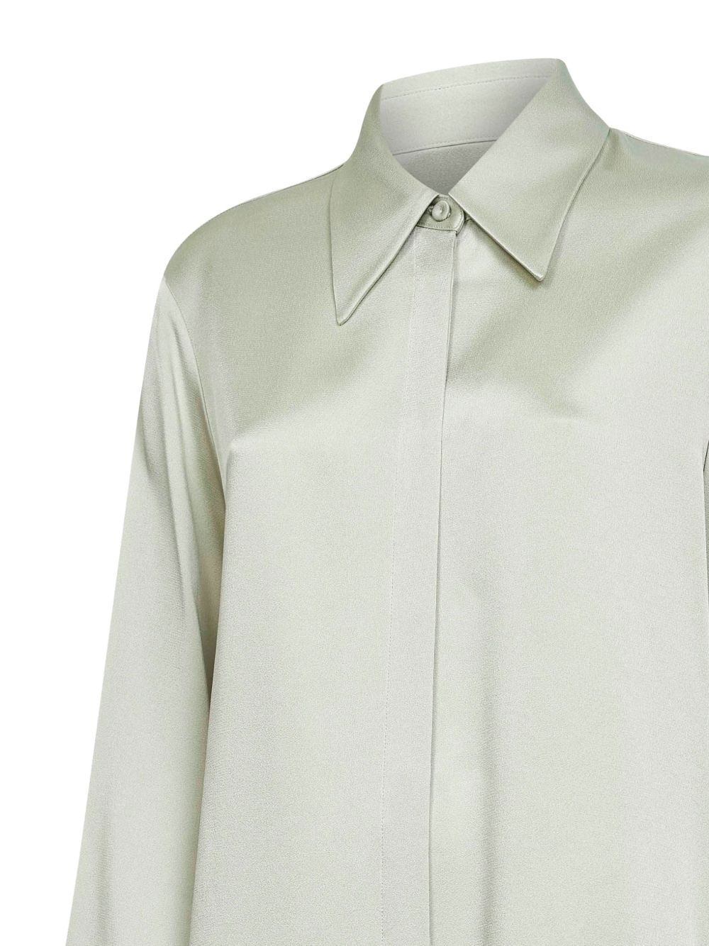 Jil Sander Shirts Verde Chiaro Acetate Viscose