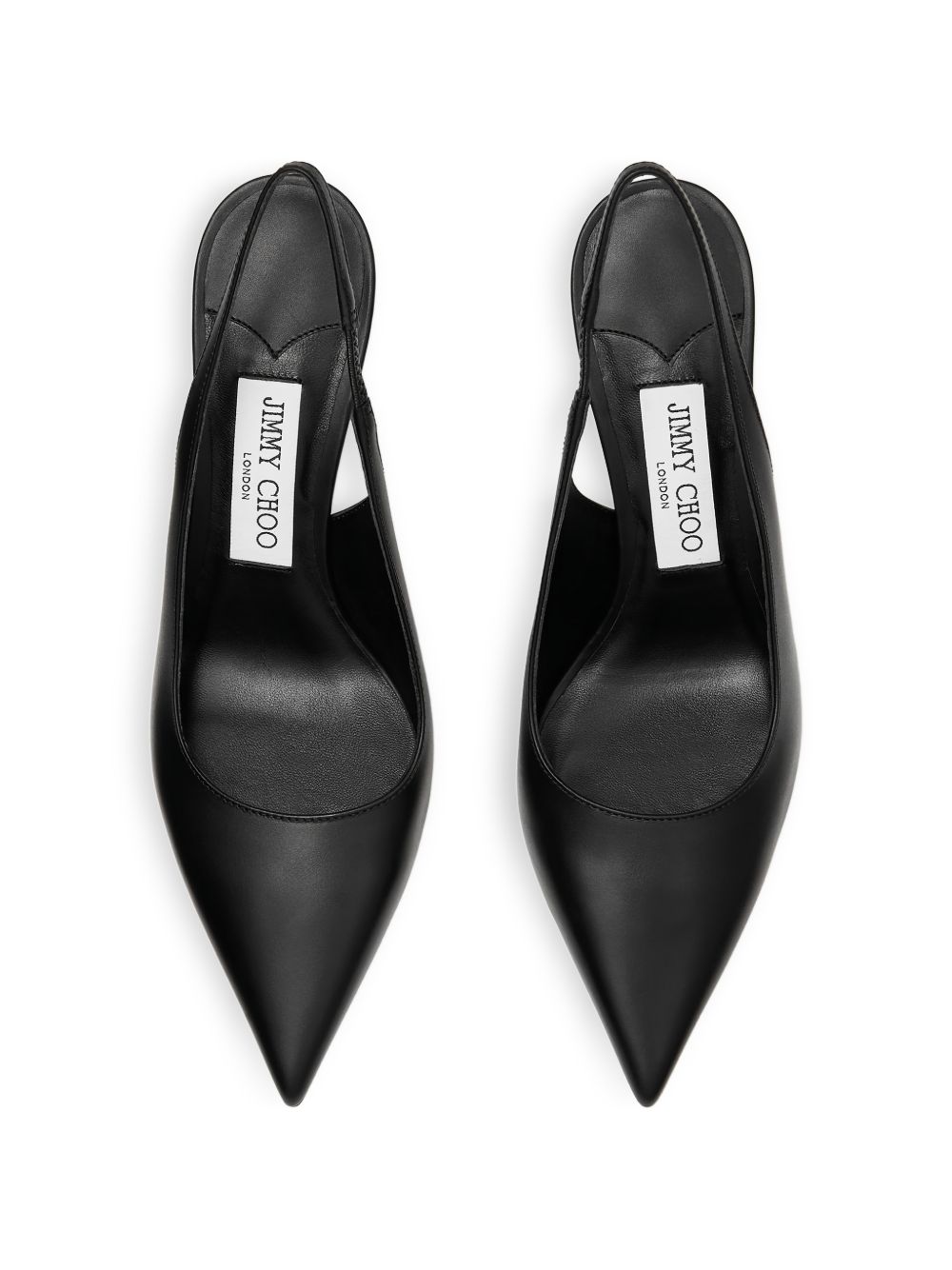 Jimmy Choo With Heel Black Leather Salpa Metal Plastic