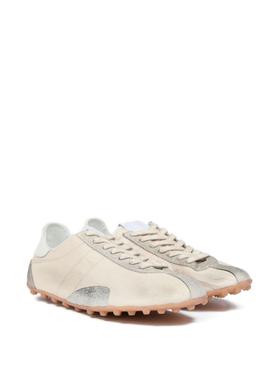 Maison Margiela Sneakers Beige Fabricrubbercalf Leather
