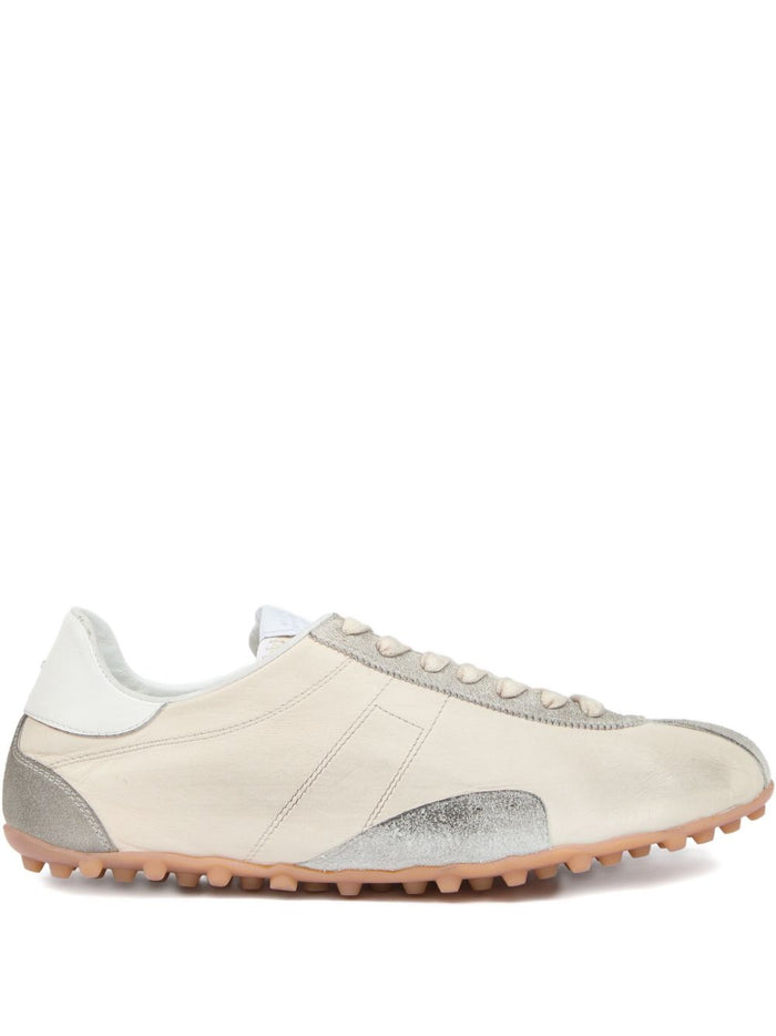 Maison Margiela Sneakers Beige Fabricrubbercalf Leather