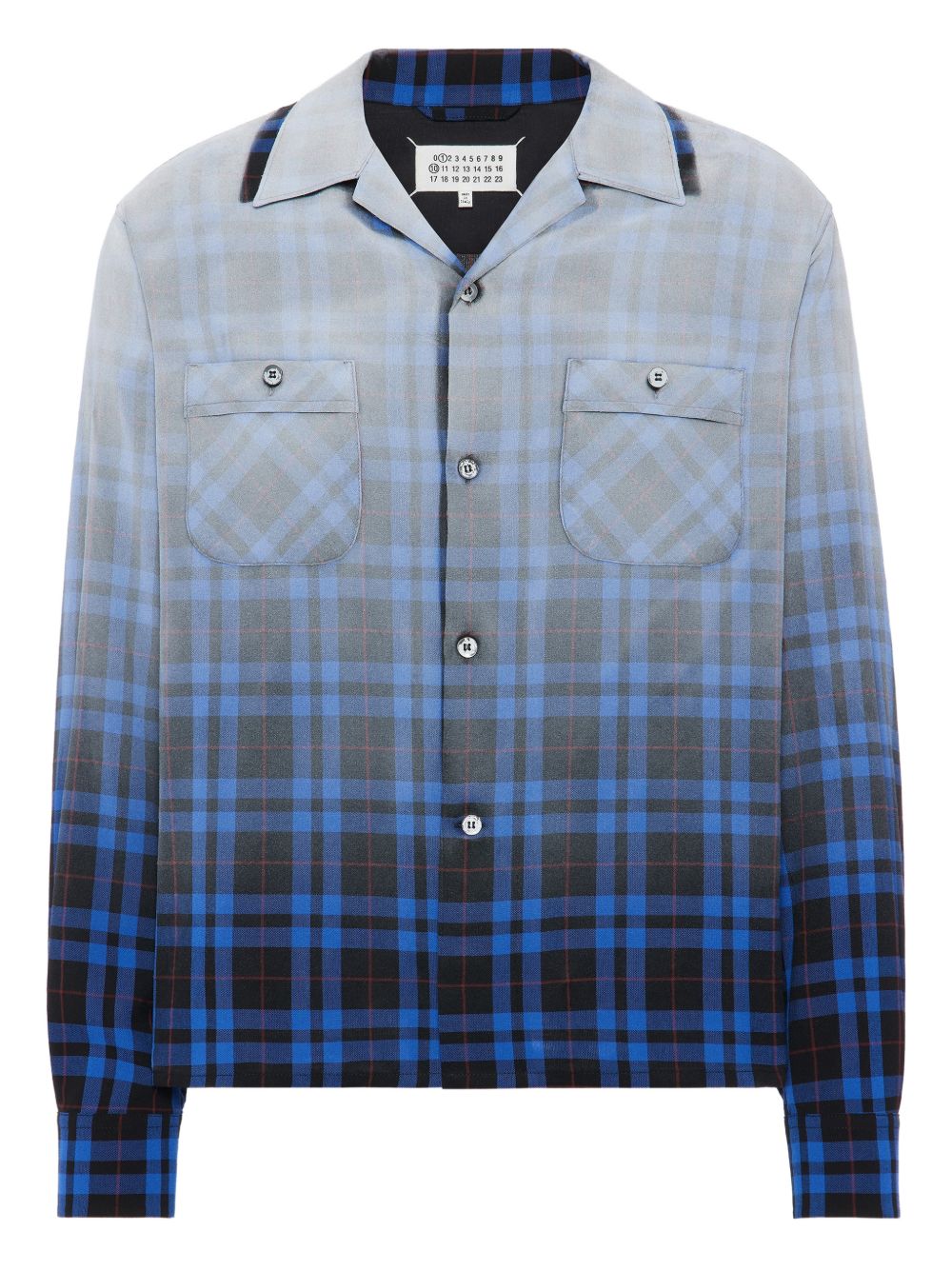 Maison Margiela Shirts Blue Viscose