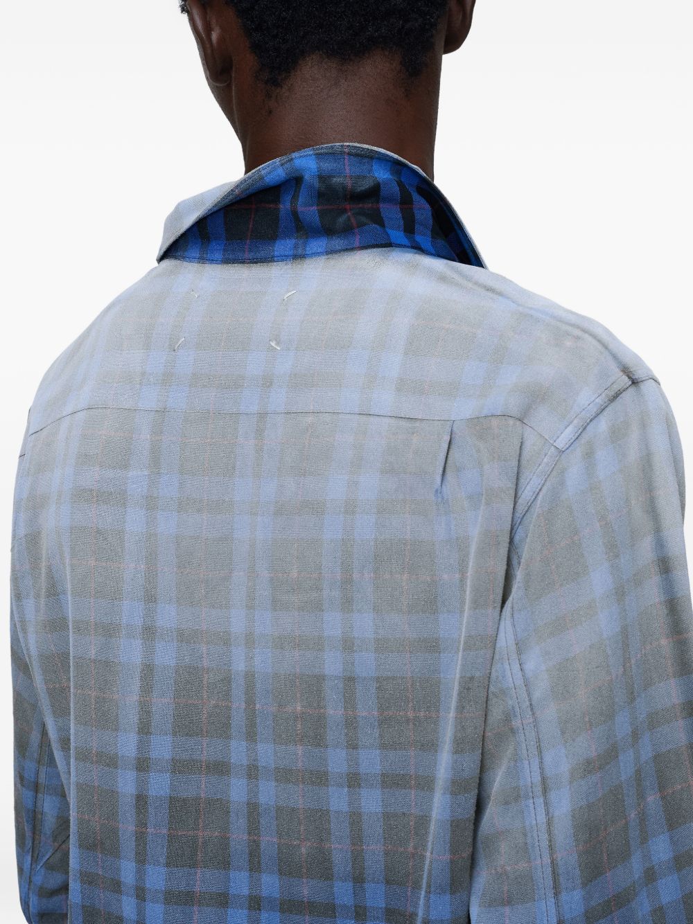 Maison Margiela Shirts Blue Viscose
