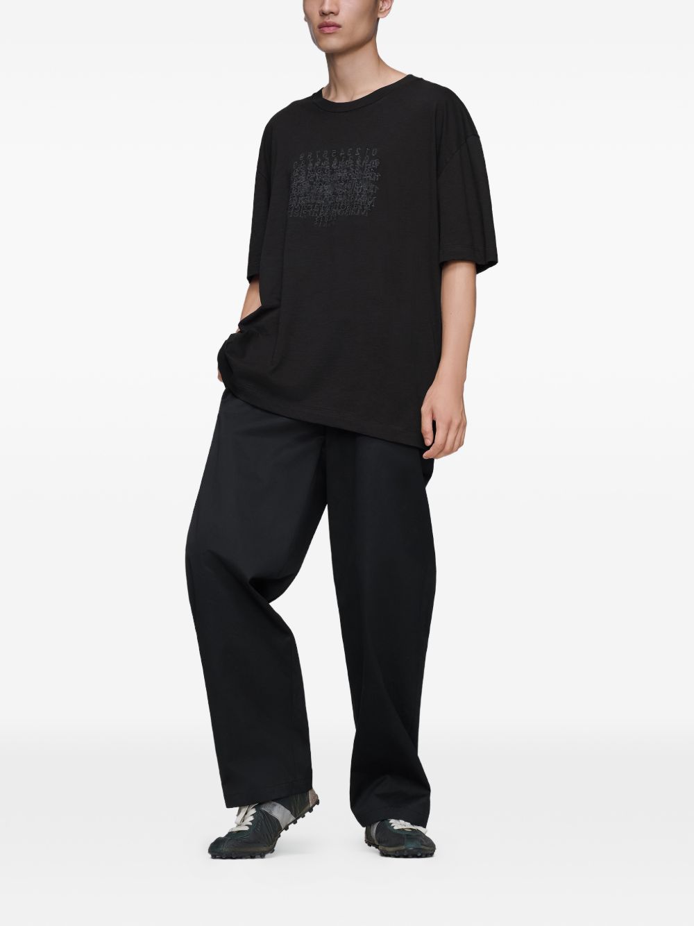 Maison Margiela T-Shirts And Polos Black Cotton