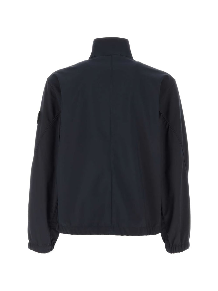 Stone Island Jackets Blue Poliestere