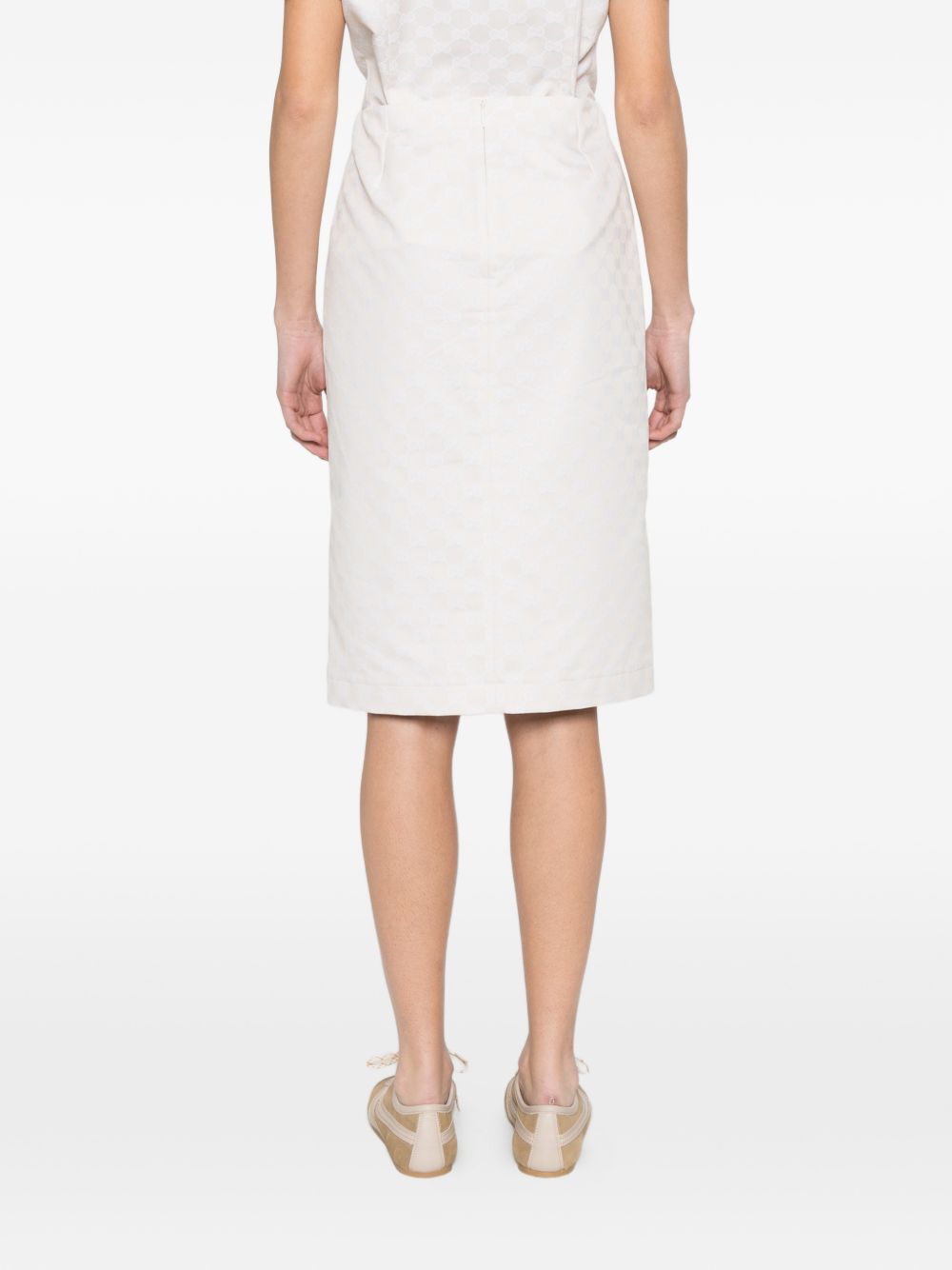 Gucci Skirts Beige Polyester Mix