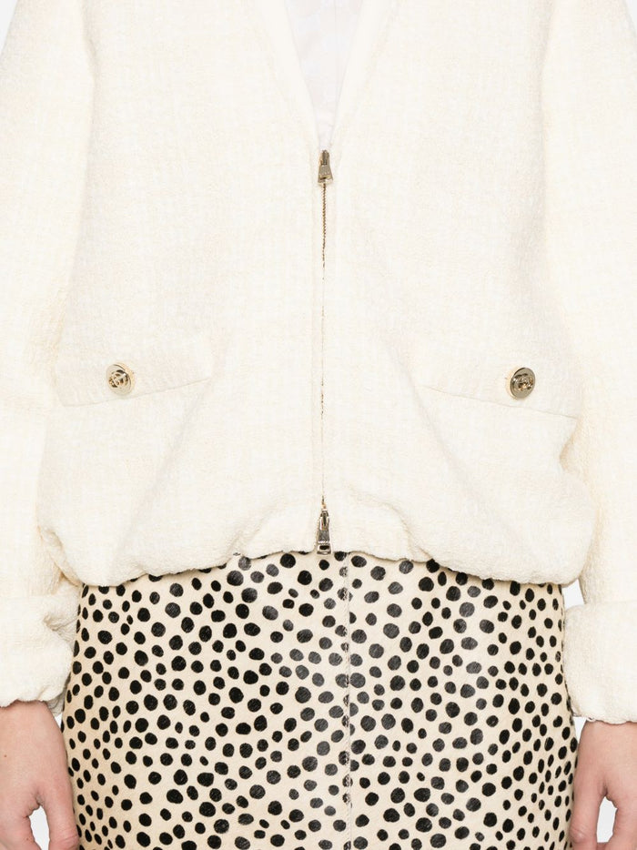 Gucci Jackets Beige Cotton Mix