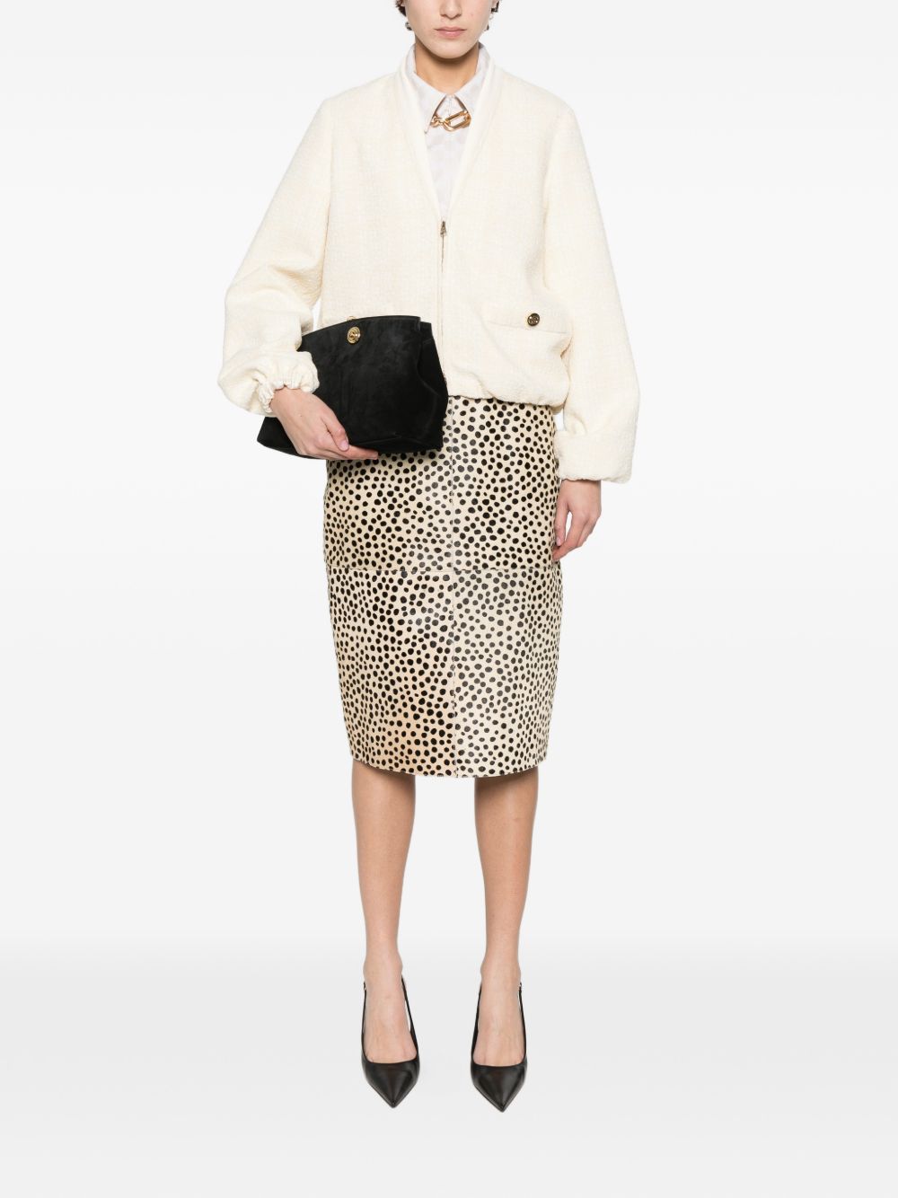 Gucci Jackets Beige Cotton Mix