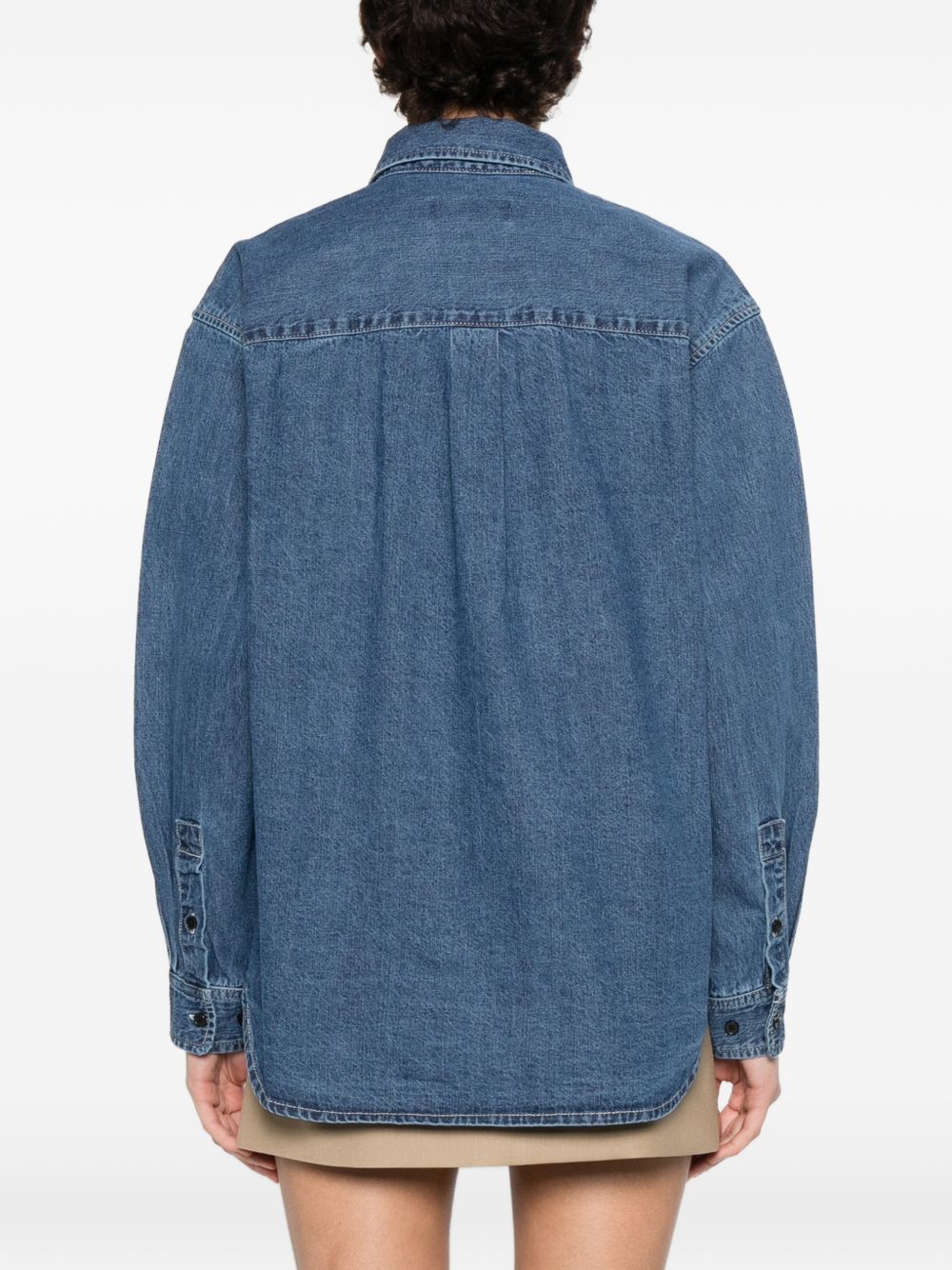 DUNST Shirts Blue Shell: Cotton