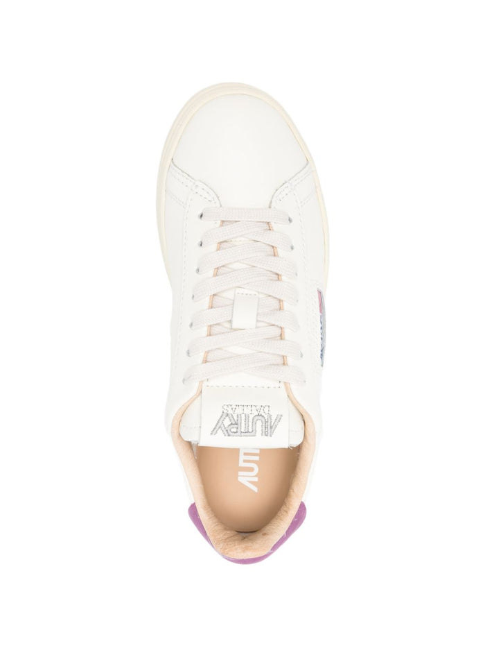 AUTRY Sneakers Purple Fabricrubbercalf Leather