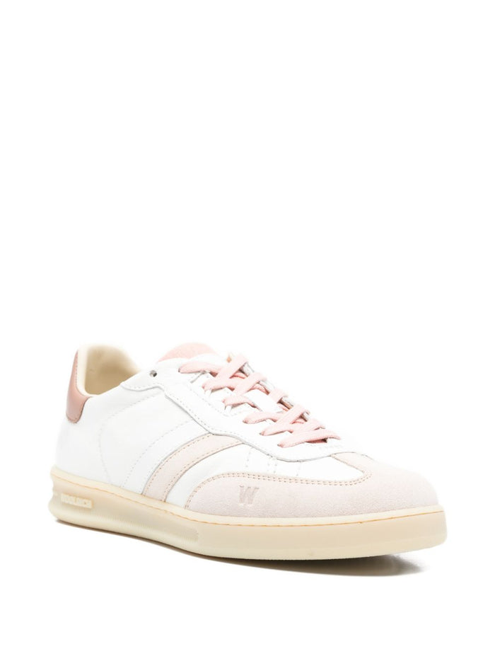 Woolrich Sneakers Pink Calf Leather