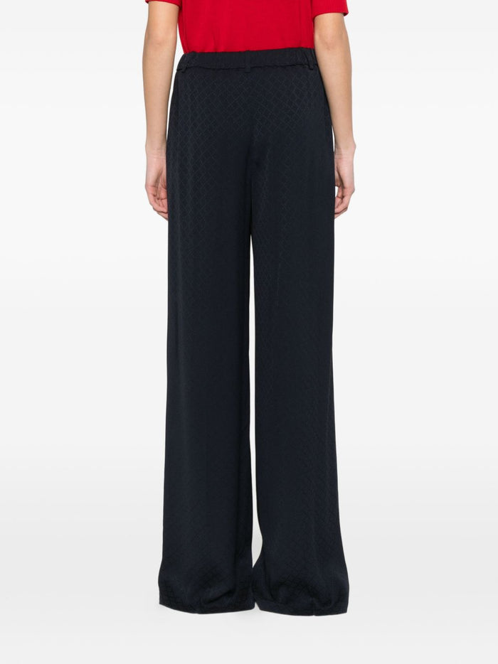 Gucci Trousers Blue Viscose Mix