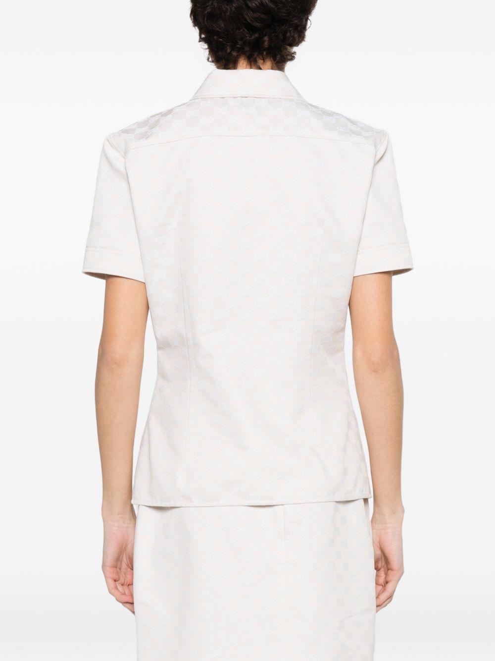 Gucci Shirts Beige Polyester Mix