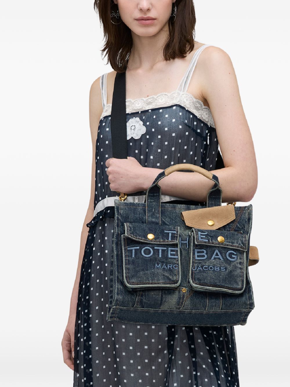 Marc Jacobs Bags Blue Calf Suede 100 %