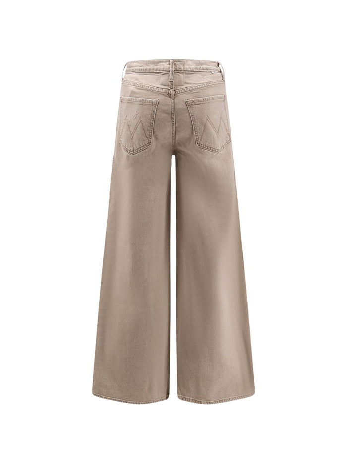Mother Jeans Beige Cotton Elastane