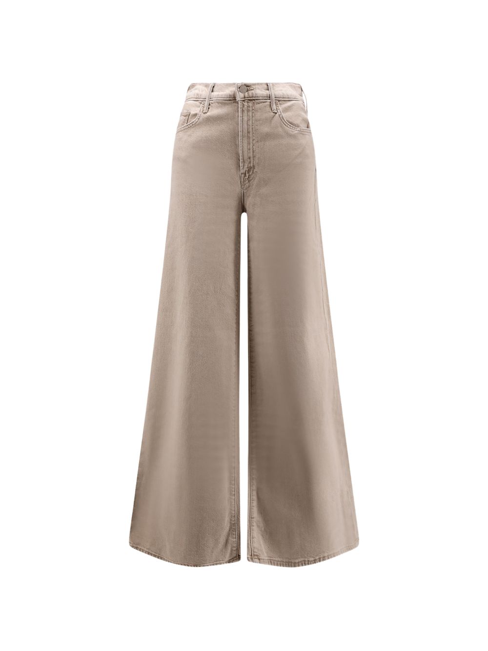 Mother Jeans Beige Cotton Elastane