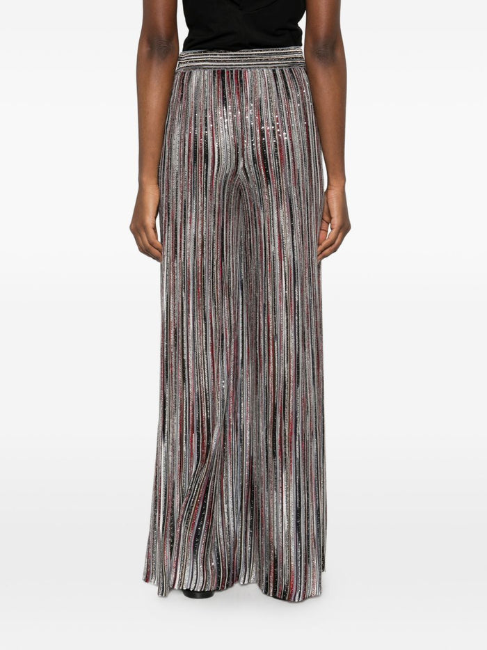 Missoni Trousers Brown Viscose Poliammide Metal