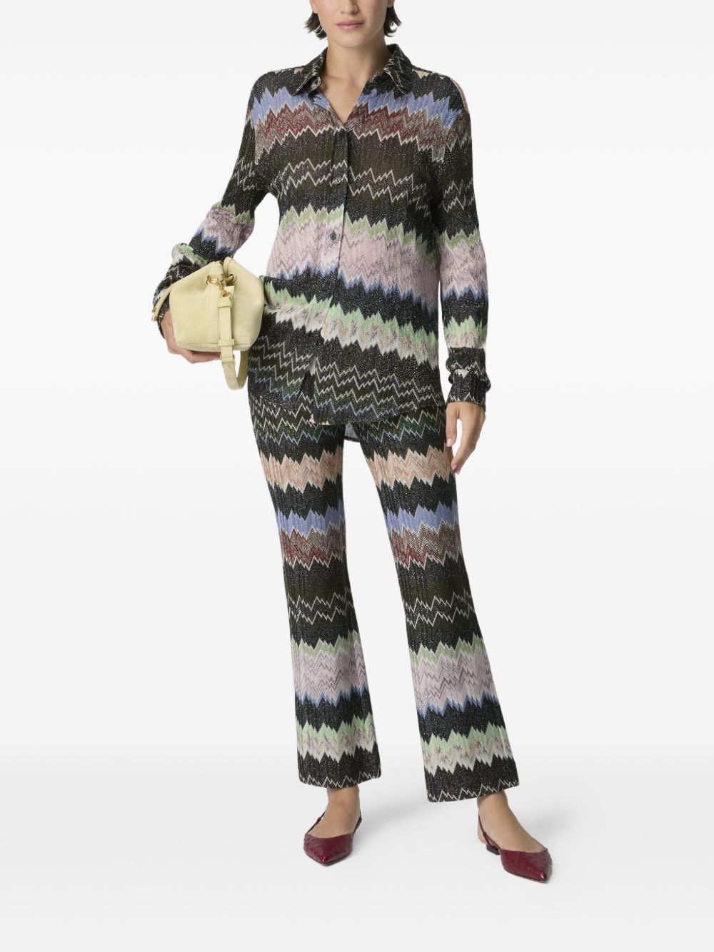 Missoni Shirts Black Viscose Metal