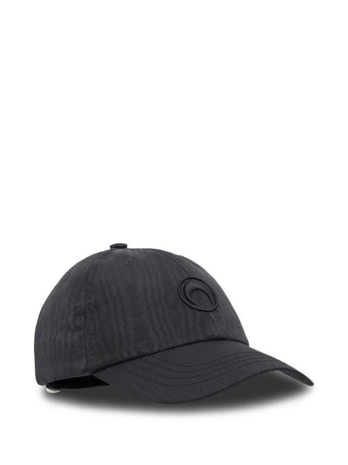 MARINE SERRE Hats Black Other->fabric100.0 %