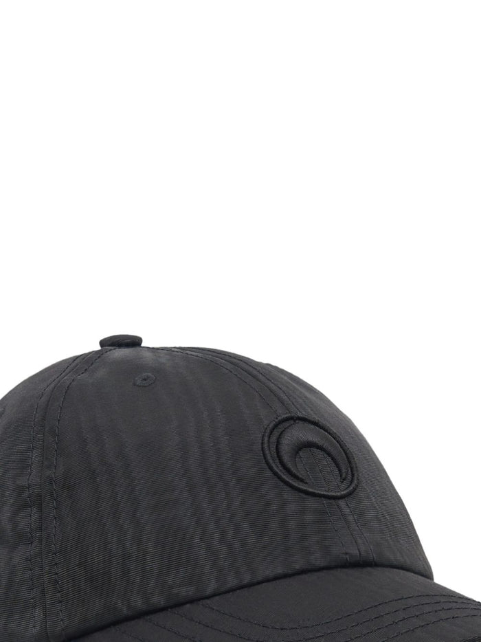 MARINE SERRE Hats Black Other->fabric100.0 %
