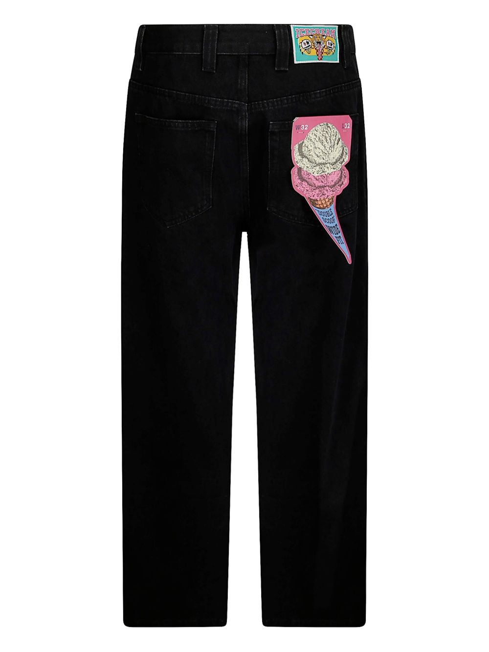 ICECREAM Jeans Black Cotton