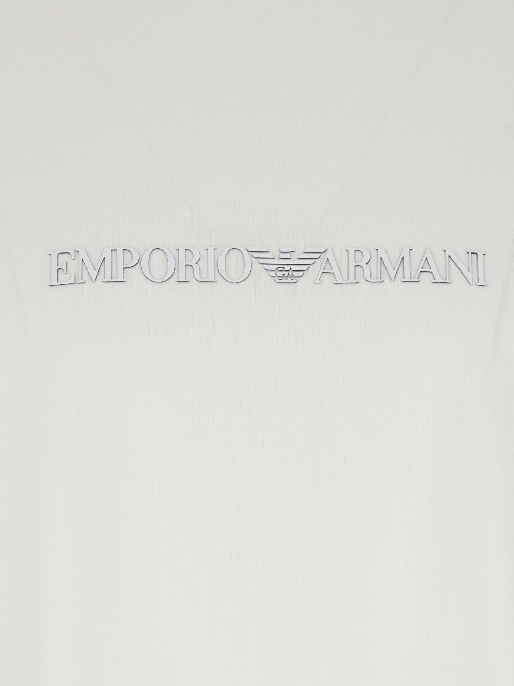 Emporio Armani T-shirts and Polos White Cotton
