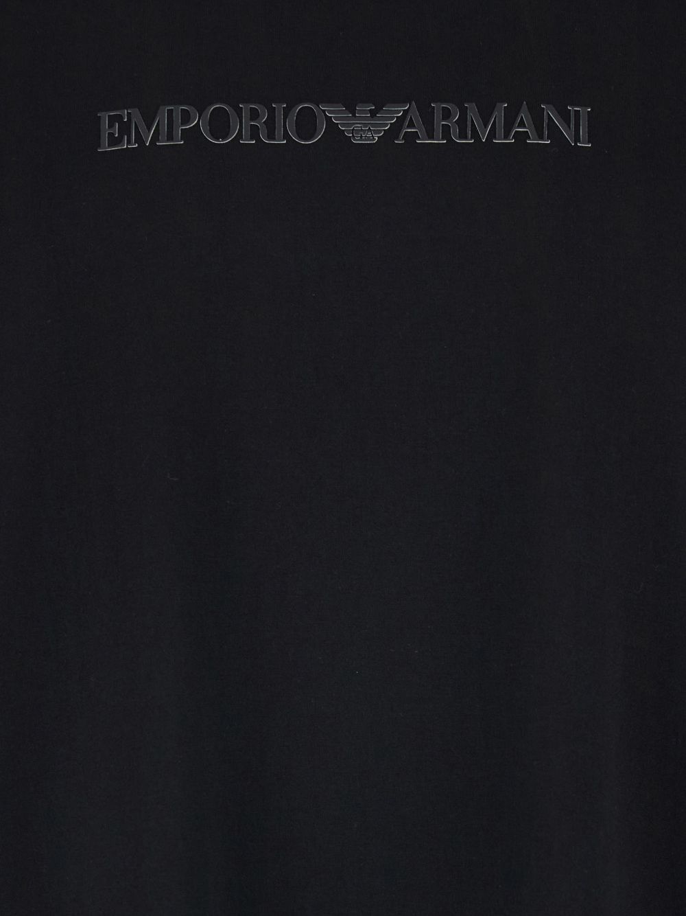 Emporio Armani T-shirts and Polos Black Cotton